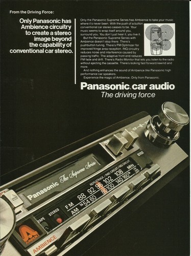 Autoradio panasonic serie - panasonic,