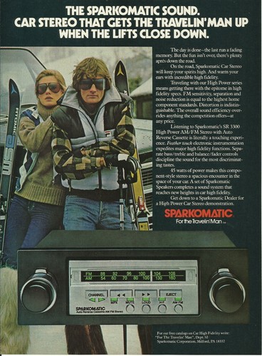 Autoradio sparkomatic 3300 - autoradio,