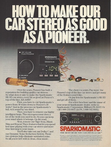 Autoradio sparkomatic 315 - autoradio,
