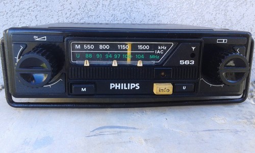 Autoradio epoca philips 563 - autoradio, d'epoca