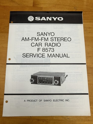 Sanyo 8573 autoradio - f,