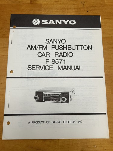 Sanyo 8571 autoradio fm - 8571,