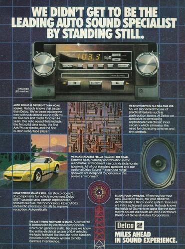 Autoradio delco 1981 stereo - autoradio,